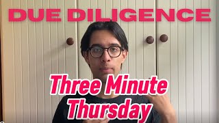 Due Diligence Explained in 3 minutes in Basic English