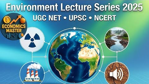 👉 Sources of Pollution | Air, Water, Soil, Noise, Radioactive | Full Lecture Paper1 unit 9 | UGC NET