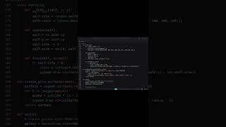 🌌 Galaxy Simulation with 8000 Stars #python #pygame #shorts