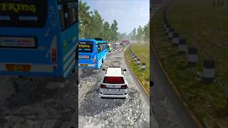 #shortsking #toyotalandcruiser #bussidmod #trafficjam #speedbreaker #offroad #bussid #overtake