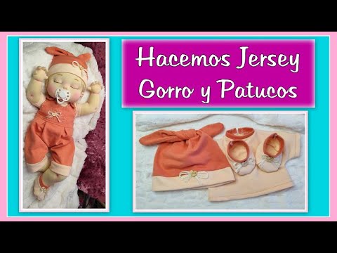 45CM DOLL, Today we make THE HAT, SWEATER AND BOOTIES in a flash video - 667