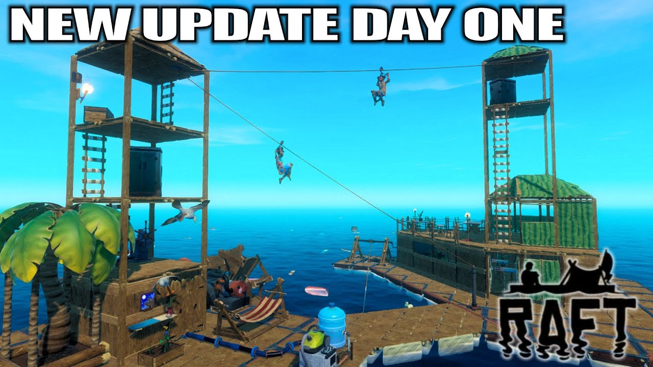 This New Update is SICK AF | Raft Gameplay