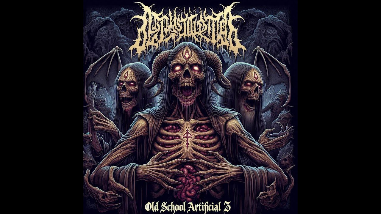 Old School Artificial 3 FULL LENGTH AI GENERATED OLD SCHOOL DEATH METAL ALBUM