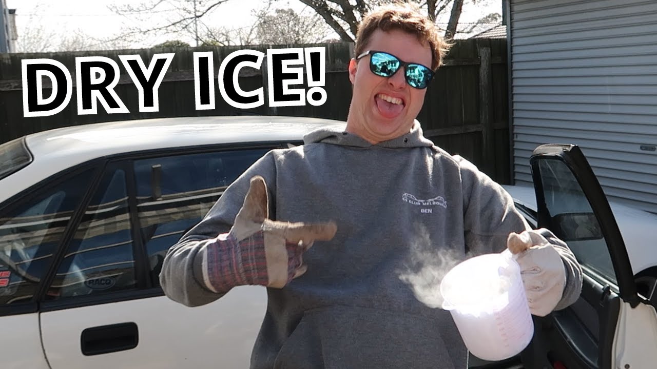Dry Ice Is CRAZY How To Remove Sound Deadening Using Dry Ice YouTube