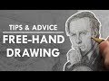 TIPS & ADVICE to IMPROVE your FREE-HAND DRAWING
