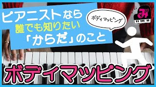 【ピアノ脱力】⑤ボディマップ・ボディマッピング（ピアニストなら誰でも知りたいからだのこと）