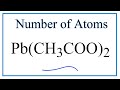 Lead(II) Acetate Composition Questions