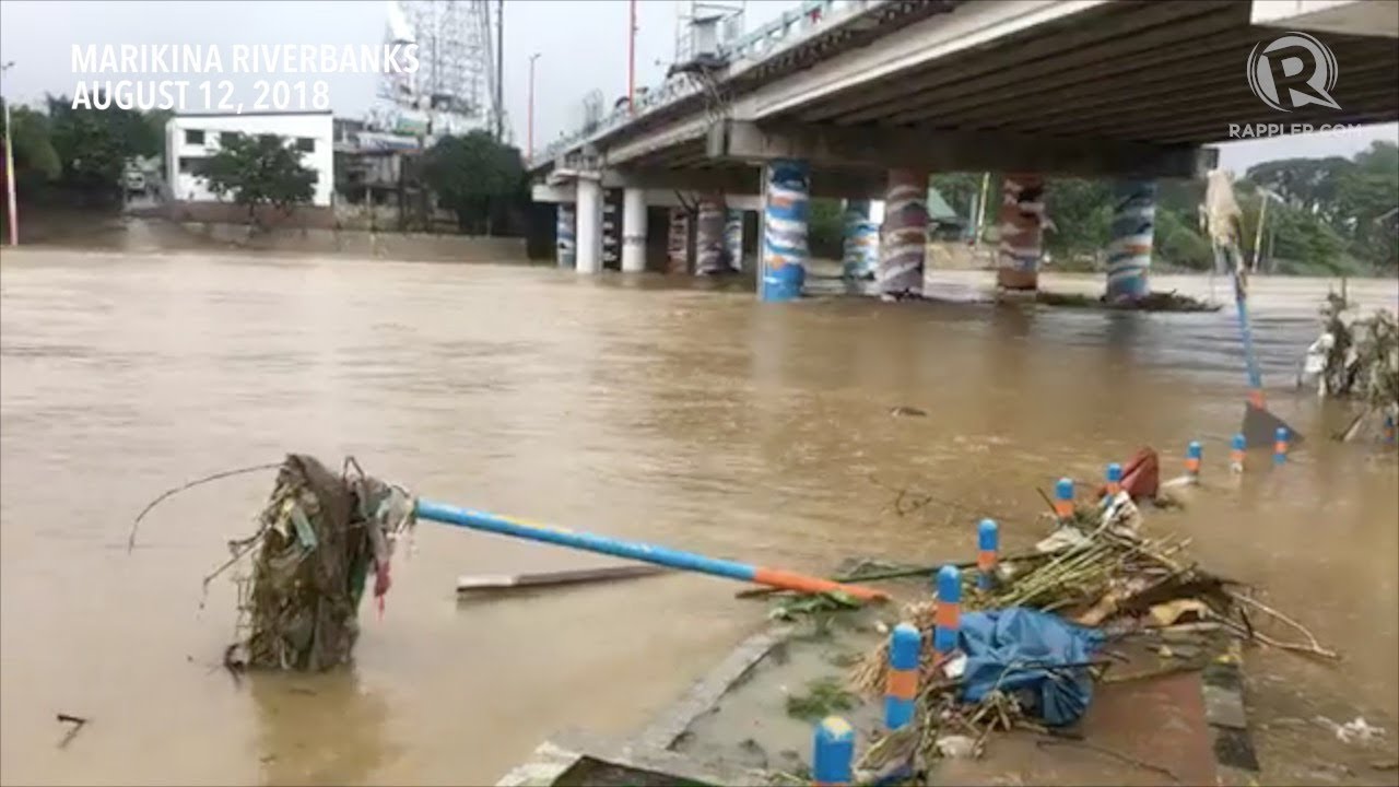 Marikina River water level going down - YouTube