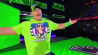John Cena brings a special towel to his entrance!!!!
