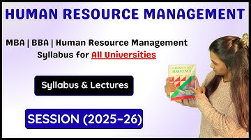 Human Resource Management 2025–26 Syllabus in ONE SHOT | Complete B.Com HRM Guide #hubforeducation