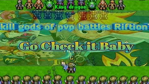 Tibiame check it who love pvp battles riftion😁its skill god for pvp?