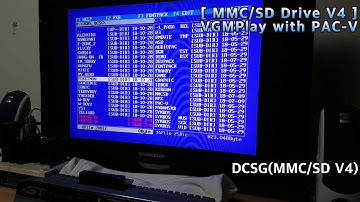 [MSX] MMC/SD Drive V4 - VGMPlay with PAC-V
