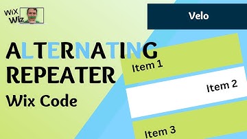 How to Create an Alternating Repeater | Wix Website Tutorial - Velo
