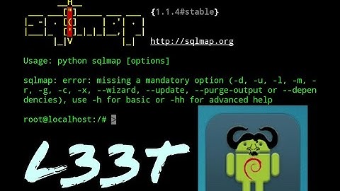 Install sqlmap on Android noroot (gnuroot debian) easy 2017