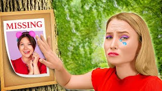 IF I LOST MY SISTER? SECRET DIARY MISSING SISTER || Funny Family Situations by 123GO! SCHOOL