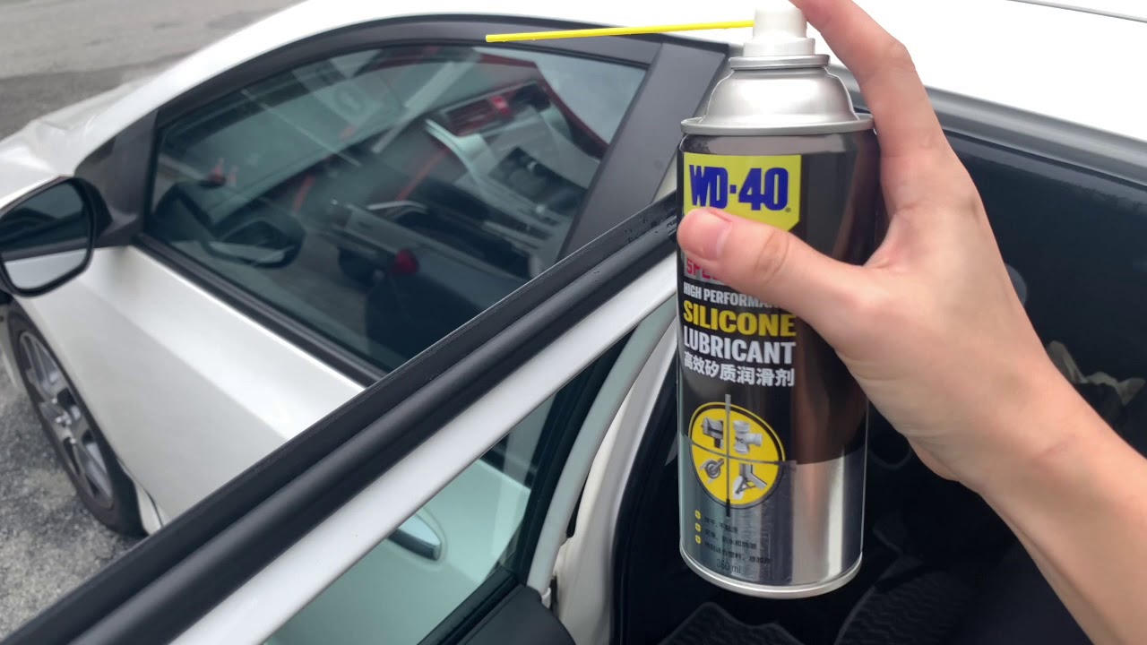 andere Conventie Weg How to maintain car rubber using WD-40 Specialist Silicone Lubricant -  YouTube