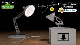 Luxo Jr In Up And Down Blender Remake