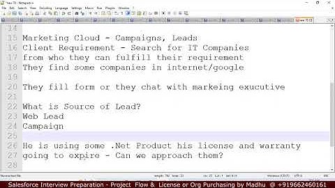 Salesforce Interview Preparation |  License | Salesforce Project Flow between Client & IT Companies
