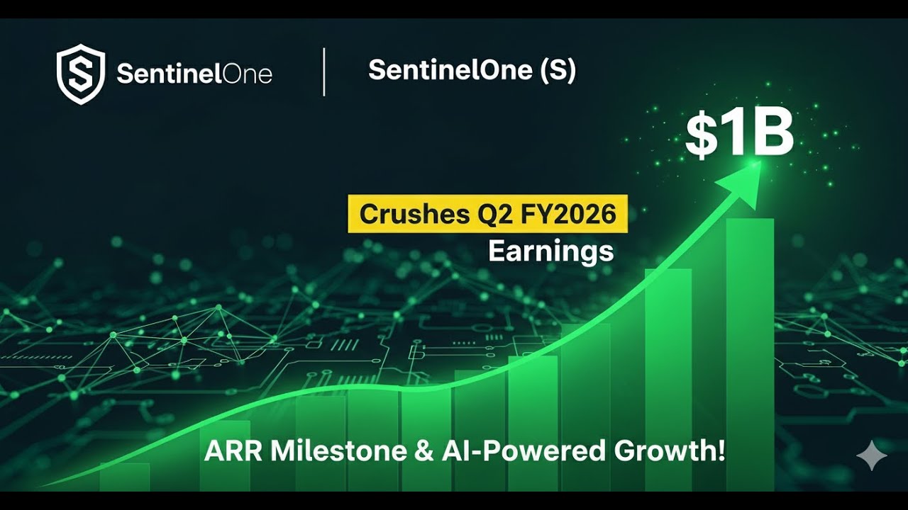 SentinelOne (S) Crushes Q2 FY2026 Earnings: $1 Billion ARR Milestone & AI-Powered Growth! 🚀