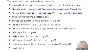 Markus Kuhn (Cambridge) | Unix Tools - 01  Introduction and prerequisites