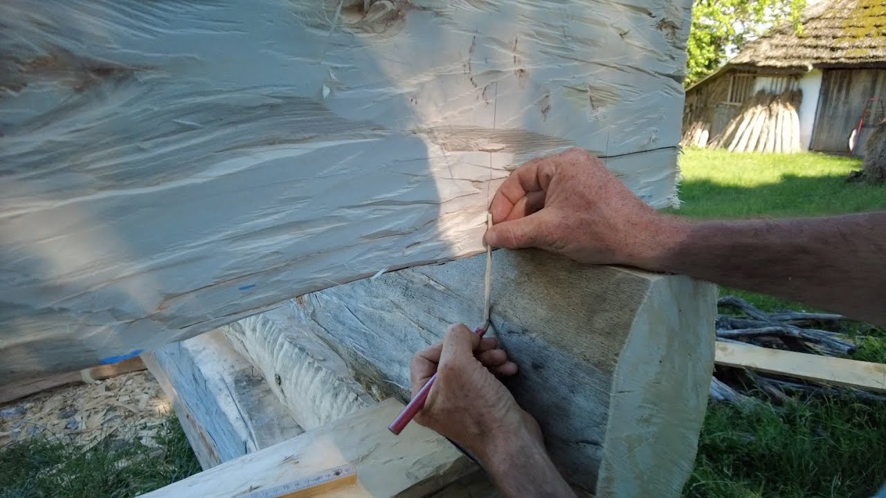 Ako zakresliť a vydlabať zámky na zrube