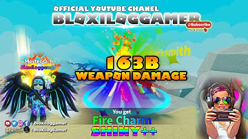 Fire Charm Shiny++ Lot of Damage in Weapon Fighting Simulator  Bloxiloggamer