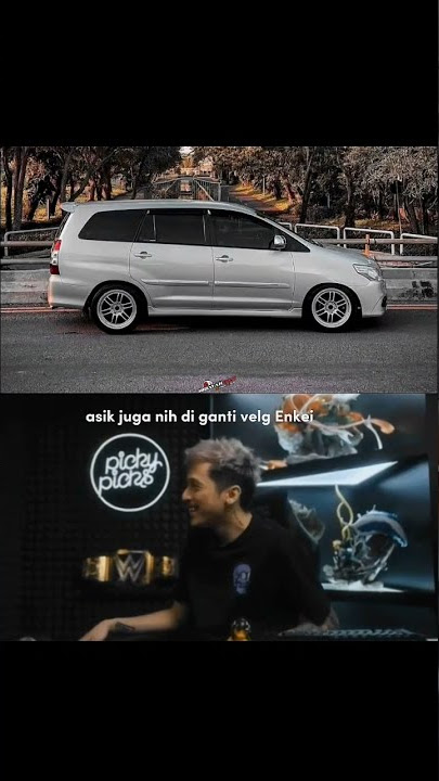 Toyota kijang Innova dengan Velg Enkei
