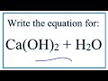 How to Draw the Lewis Dot Structure for Ca(OH)2: Calcium ...