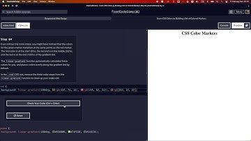 LEARN CSS COLORS BY BUILDING A SET OF COLORED MARKERS STEP 64 #freecodecamp #html5 #css #learncss