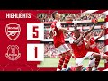 HIGHLIGHTS | Arsenal vs Everton (5-1) | Martinelli, Nketiah, Cedric, Gabriel, Odegaard