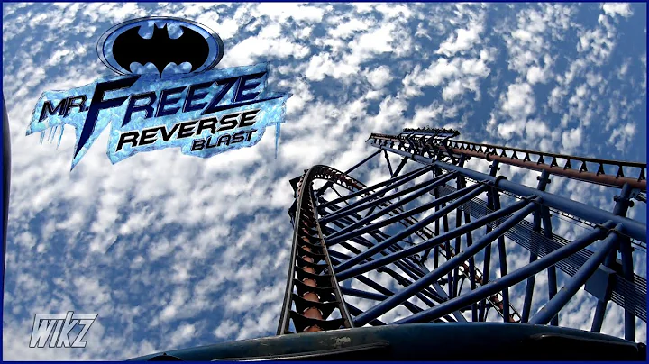 "Mr. Freeze Reverse Blast" On-Ride POV - Six Flags Over Texas - Texas, USA - 2020 [4k]