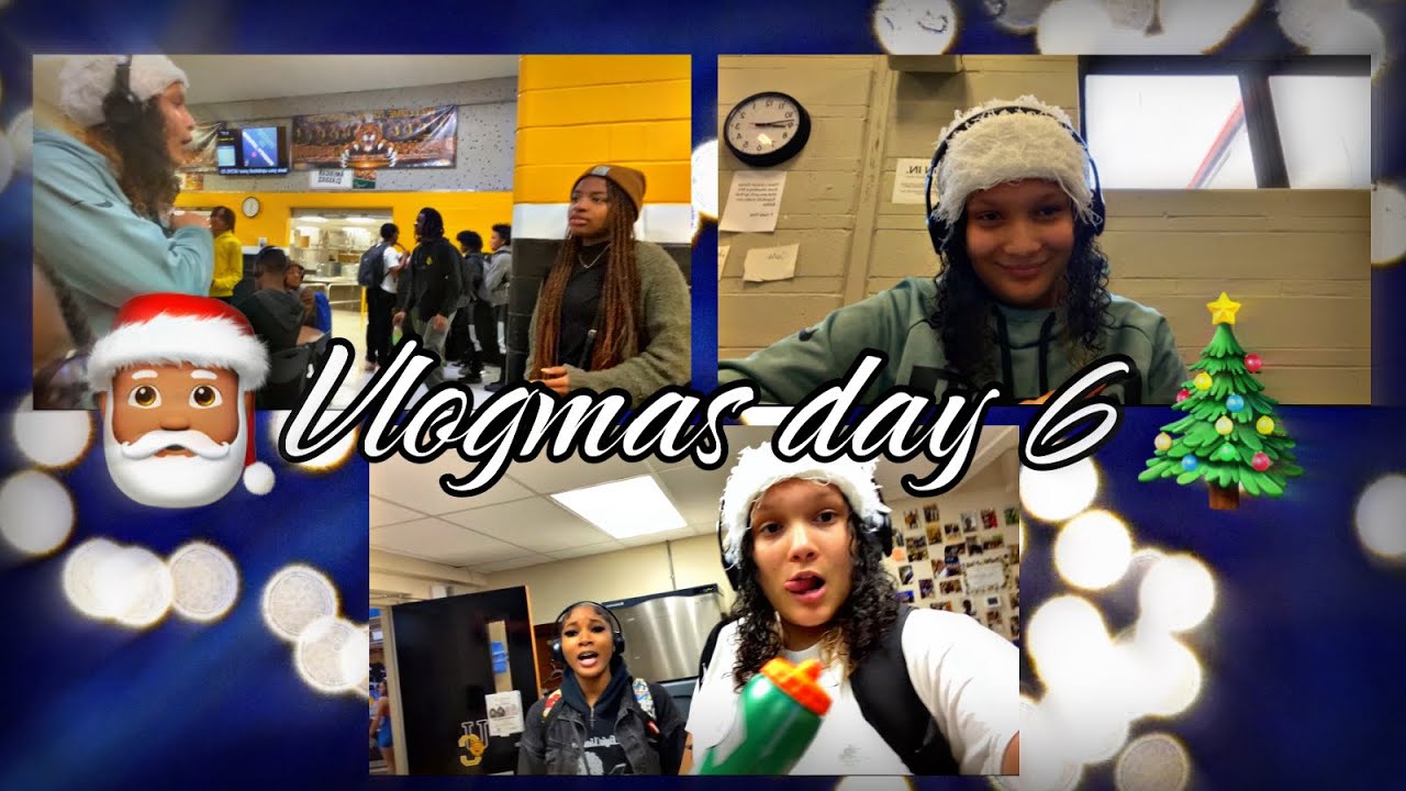Vlogmas day 6 / more school w/ friends