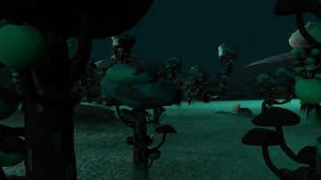 Walk-through - Dark forest - Blender