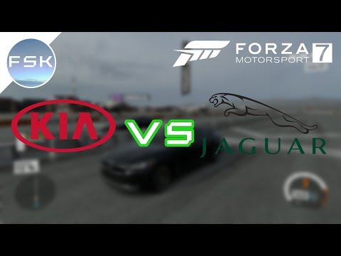 FM7 Drag Races #30 - Kia Stinger '18 vs Jaguar XE S '15