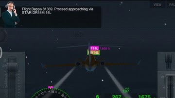 | Perfect landing in strong turbulence at night | Airline Commanders |