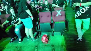 Inside the Microsoft Theater for Xboxfanfest