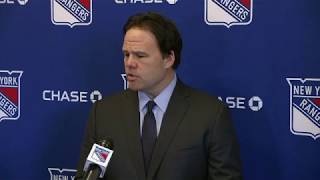 Rangers GM Jeff Gorton on firing of Alain Vigneault and team's future