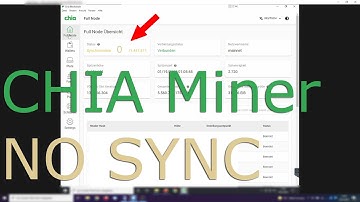 Solved: Chia Miner - No Sync - Blockchain Database Sync Problem