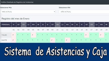 Sistema Control de asistencia y caja (PHP-Laravel)