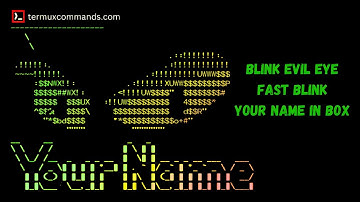 Create Termux Evil Eye Banner || Termux Banner 2025