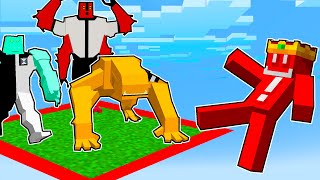 PRESOS em UMA CHUNK com OMINITRIX DO BEN 10 Minecraft!