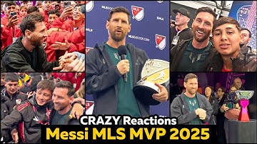 Messi SURPRISES Young Players during his MLS MVP Award Ceremony