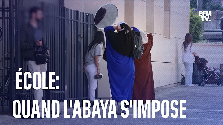 École: quand l'abaya s'impose