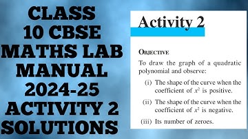 CLASS 10 MATHS LAB MANUAL ACTIVITY 2 2024-25 #tutelagebymehak