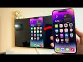 How to screen mirroring iphone 14 pro  share iphone with smart tv 2023