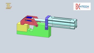 Cơ cấu đồ gá kẹp bằng xilanh khí