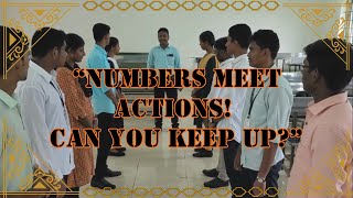 Numbers and actions - Ice breaker game