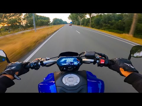 [RAW 4K] POV | YAMAHA MT-07 2021 ?? TOO CLOSE!? - WHEELIE - ACCELERATION - FULL AKRAPOVIC - NO DB