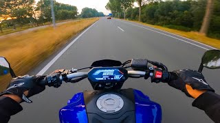 [RAW 4K] POV | YAMAHA MT-07 2021 🚨 TOO CLOSE!? - WHEELIE - ACCELERATION - FULL AKRAPOVIC - NO DB