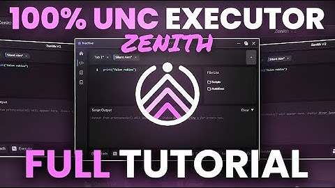 [UNDETECTED] Cracked Zenith Roblox Executor 99% UNC - Full Install